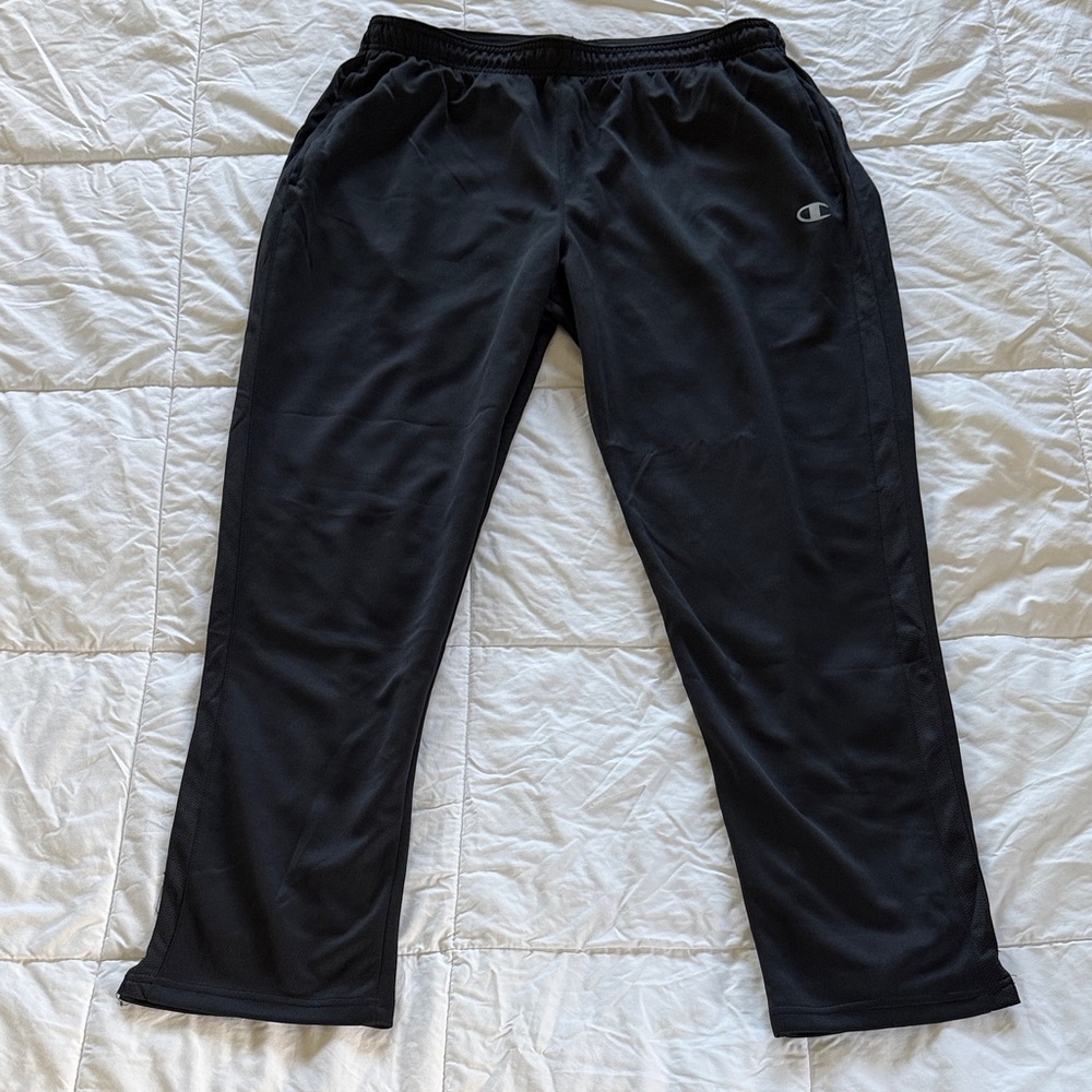 Champion Jet Black Track Pants